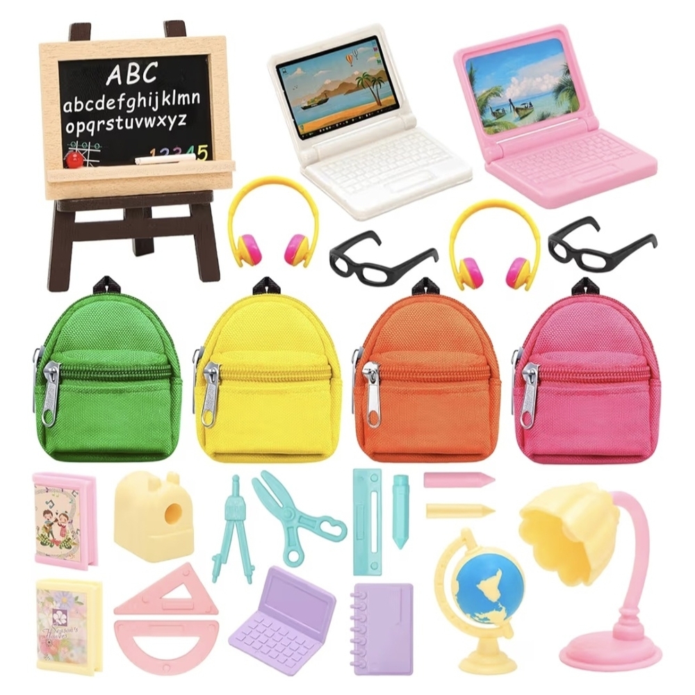 School Supplies For Barbie & Her Friends - New In Sealed Packaging